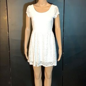 White lace dress